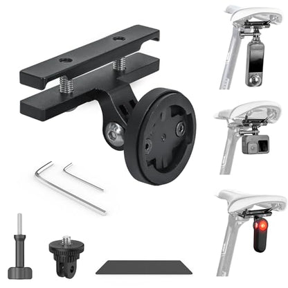 Bicycle Seat Rail Mount for Garmin Varia RTL510/515/RVR315/TL300 Taillight