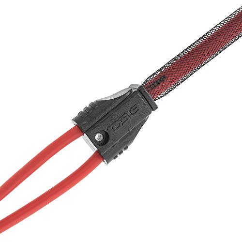 DS18 R6 Ultra Flex RCA Male to 2-Male RCA Cable, Y Splitter Design, (6 Feet) - size: 6 Feet