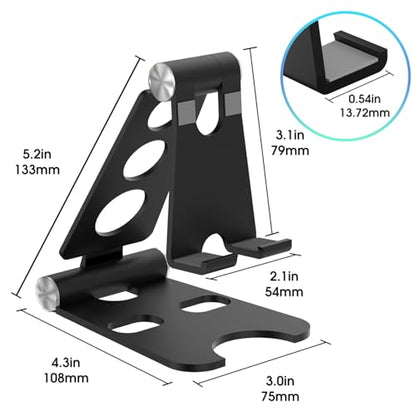 Kado Aluminum Alloy Tablet Stand for Portable Monitor, Foldable iPad Stand - size: Aluminum Black