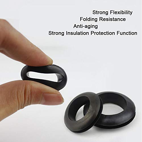 EASYEAH 15 Pcs Rubber Grommets for Wiring 1-3/16 in Panel Hole, 1 in ID - size: 1-3/16"DH, 1"ID