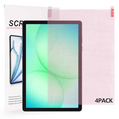 Hianjoo 4-Pack Cut to Fit Screen Protector [295mm×210mm] Universal Plastic Trimmable Screen Protector Sheets, Anti-scratch Cuttable PET Protective Film for Phone, GPS, Smart Watch, Tablet, Camera