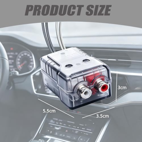 2-Channel Car Audio High to Low Converter-19CM