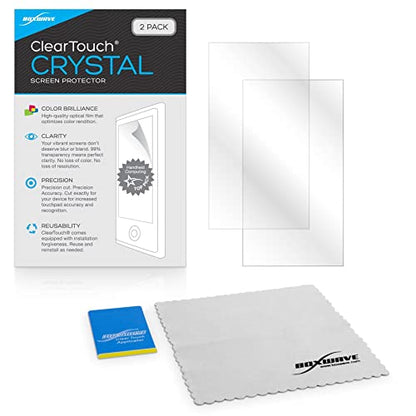 BoxWave Screen Protector for JVC KW-V66BT (Screen Protector ClearTouch Crystal (2-Pack), HD Film Skin - Shields from Scratches for JVC KW-V66BT - size: Crystal Clear (2-Pack)