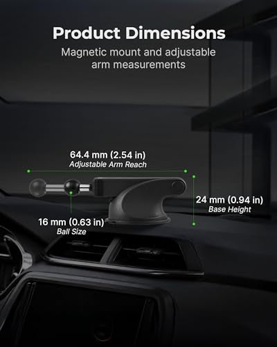 MagSafe 15W Fast Wireless Car Charger Suction Cup Phone Mount - style: Magsafe Wireless Charger Suction Cup Mount (Ver 2.0)