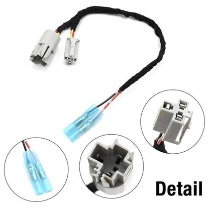 12 Volts Power Wiring Harness, Switch Connector Plug with Fuse, Replacement for Chrysler 300 Pacifica Voyager, Replacement for Dodge Ram 1500 Challenger Charger Journey
