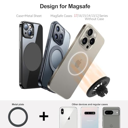 BMW 2/3/4 Series Phone Mount for Magsafe, Exclusive Fit for BMW 2 Series 2014-2021, 3 Series 2014-2019 and 4 Series 2014-2020, for iPhone 17/16/15/14/13/12/Mini Series, Air Vent BMW Accessories