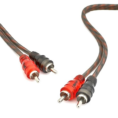 The Wires Zone 3ft 2-Channels Male-to-Male Twisted Pair OFC RCA Interconnect Cable - size: 3 ft