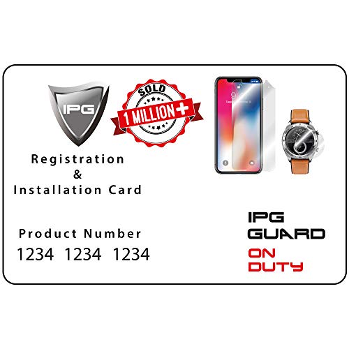 IPG for SkyCaddie LX5 - LX5C GPS Golf Watch Screen Protector (2 Units) Invisible Ultra HD Clear Film Anti Scratch Guard-Smooth/Self-Healing/Bubble -Free for LX5