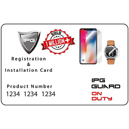 IPG for SkyCaddie LX5 - LX5C GPS Golf Watch Screen Protector (2 Units) Invisible Ultra HD Clear Film Anti Scratch Guard-Smooth/Self-Healing/Bubble -Free for LX5