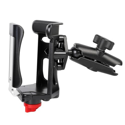 1" Ball Cup Holder with 3.54" Double Socket Arm, Extra Large Adjustable Size Drink Holder for 2.36-3.54" Diameter Bottles, Fits RAM Mounts & Motorcycle/Bike Mount - size: Cup Holder with 3.54" Arm