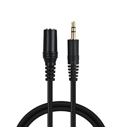 3.5mm Stereo Male to Female Extension Audio Cable Cord (15 Feet) - size: 15 Feet