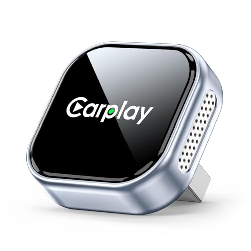 Wireless CarPlay Adapter for iPhone, Converts Wired CarPlay to Wireless, Plug & Play Carplay Wireless Adapter with Fast Auto Connect, Stable Low Latency Connection, Compact Design with iOS 10+ - size: Small