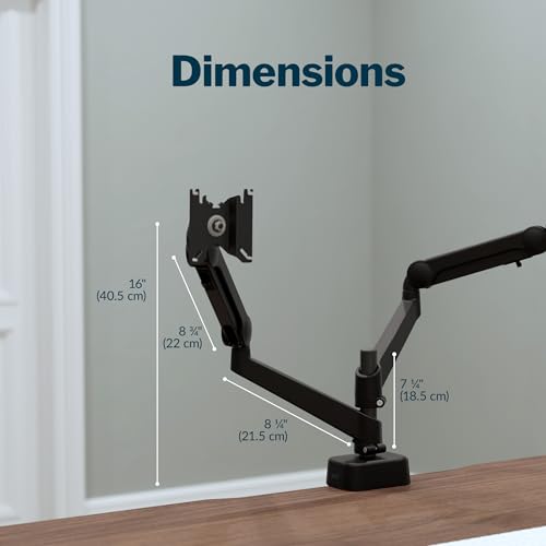 Vari Dual Monitor Arm – Black - size: Dual-Monitor Arm