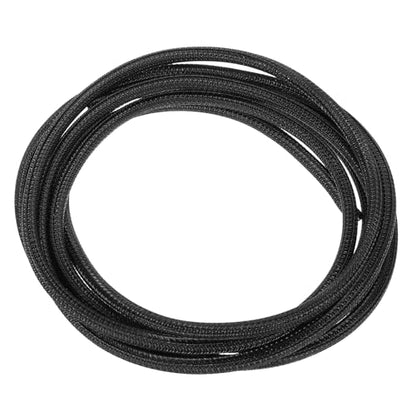 MECCANIXITY Split Sleeve Wire Loom 3/16" 9.84Ft Black Self Wrapping Braided Sleeve UL94-V2 Fireproof PET Sleeving for Automotive, Home Cable Management - color: Black, size: 3/16 Inch x 9.84Ft