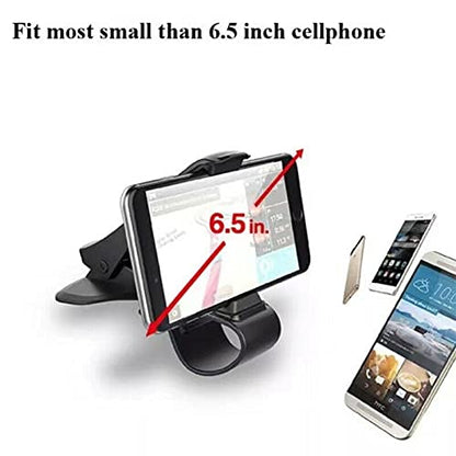 Car Dashboard Mount Holder Stand Clamp Cradle Clip for Cell Phone GPS Navigation Clip on Dash Phone Holder Durable Mount - size: 6.5 inches
