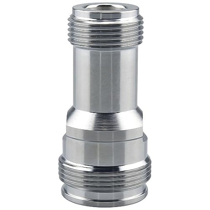 onelinkmore 4.3/10 Mini DIN Connector Female to N Female Adapter Teflon 0-6GHz Connector Coax Adapter - size: 4.3/10 Mini DIN Female to N Female