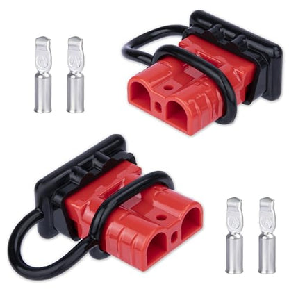 BFXM 2Pack 50 Amp Battery Quick Connect Compatible with Anderson Connector - color: 50Amp*2