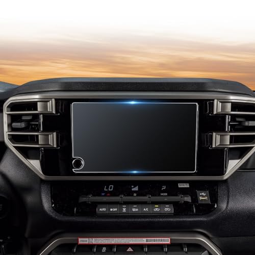 CDEFG For 2025 2026 Toyota Tundra Screen Protector - 8 Inch Matte Anti Glare Tempered Glass - 2023 2024 2025 2026 Tundra (SR, SR5) Touchscreen Accessories - color: Tundra 8 Inch Matte