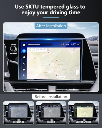 SKTU for 2026 Subaru Outback Screen Protector 12.1 Inch for 2026+ Subaru Outback (Premium/Limited/Touring/Wilderness/Limited XT/Touring XT) 12.1-Inch Multimedia System Screen Subaru Outback 2026 Accessories Screen Protective Film Tempered Glass [9H Hardne