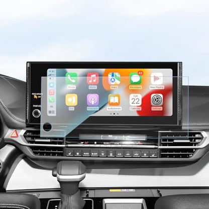 SKTU Upgrade for 2025 2026 Toyota Sienna Screen Protector 12.3 Inch for 2025+ Toyota Sienna (XLE/XSE/Woodland Edition/Limited/Platinum) 12.3-Inch Navigation Toyota Sienna 2025 2026 Accessories Tempered Glass [9H Hardness, Ultra HD, Anti-Glare&Scratch] - c