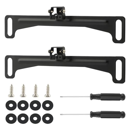 2Pcs Backup Camera License Plate Mount,Car-License Plates Back up-Camera Bracket,Universal Car Dash Cam Mirror-Camera Kit,Rear View Camera License Plate Holder,with Screwdriver,Easy to Install