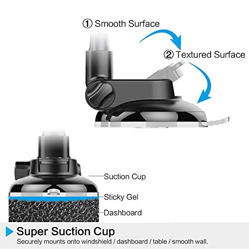 APPS2Car for Garmin GPS Car Mount, Windshield Dashboard Suction Cup GPS Mount for Car, Replacement Holder for Garmin Dezl Drive Zumo DriveSmart RV Nuvi Driveassist StreetPilot DriveLuxe