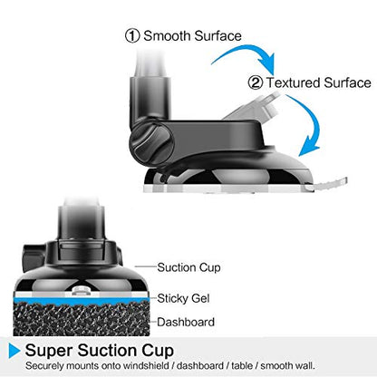 APPS2Car for Garmin GPS Car Mount, Windshield Dashboard Suction Cup GPS Mount for Car, Replacement Holder for Garmin Dezl Drive Zumo DriveSmart RV Nuvi Driveassist StreetPilot DriveLuxe