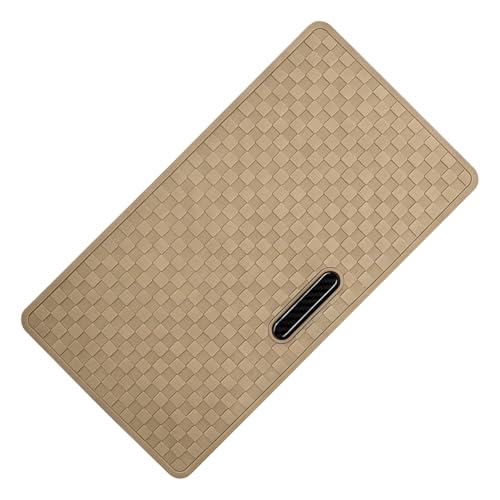 Car Dashboard Anti-Slip Pad, 10.6" × 5.7" Universal Sticky Gripping Mat, Multifunctional Automotive Interior Cell Phone Holder for Sunglasses, Keys, Coins, GPS, Electronic Devices (Beige) - color: Beige
