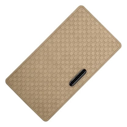 Car Dashboard Anti-Slip Pad, 10.6" × 5.7" Universal Sticky Gripping Mat, Multifunctional Automotive Interior Cell Phone Holder for Sunglasses, Keys, Coins, GPS, Electronic Devices (Beige) - color: Beige