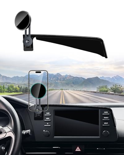 SKYLOTEC 15W Magnetic Charger Phone Holder for Hyundai Elantra 2021-2025 - color: Magnetic Wireless Charger, size: Elantra 2021-2025(Extension Rod)