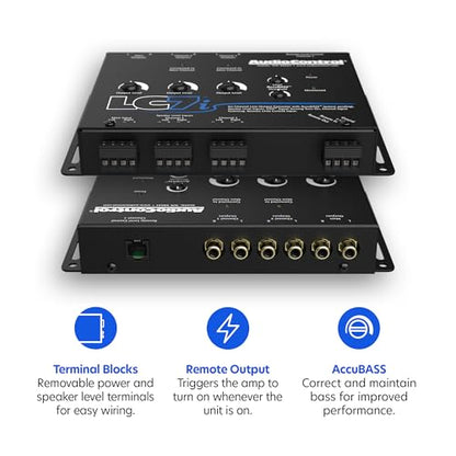 AudioControl LC7i 6-Channel Active Line Output Converter with AccuBASS for Adding Subwoofers, Amplifiers to Factory Car Audio Receiver Head Unit, Speaker Level to RCA Line Level Converter