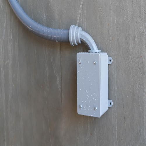 Woods 55094221 25-Feet Ultratite-Type NM 1/2-Inch Non-Metallic Liquid Tight Flexible Conduit; Gray