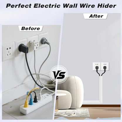 78" Silicone Cord Hider for Wall Mount TV,Large Self-Adhesive Cable Hider - size: Large-78 inch