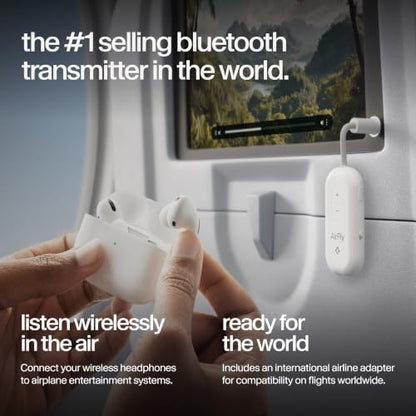 Twelve South AirFly Pro 2 Deluxe, Wireless Bluetooth Adapter, White - color: White, style: AirFly Pro 2 Deluxe