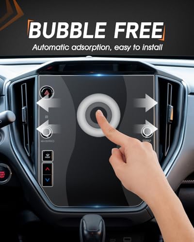 CDEFG Matte Anti Glare For 2022-2025 2026 Subaru WRX Screen Protector - 11.6 Inch Tempered Glass - WRX STARLINK (Premium, Limited, TR, GT, TS) Touchscreen Accessories - color: WRX 11.6 Inch Matte Tempered Glass