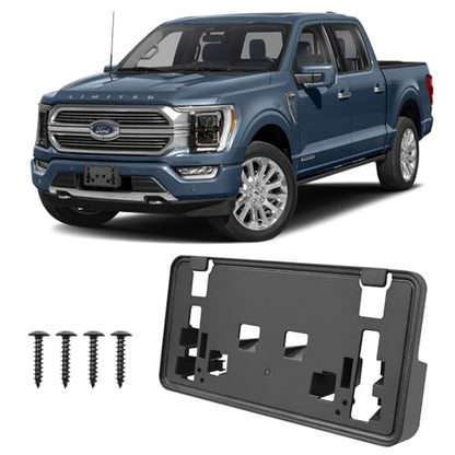Front License Plate Frame for F150 2021-2023 2.7L 3.0L 3.5L V6 - size: For F150 2021-2023