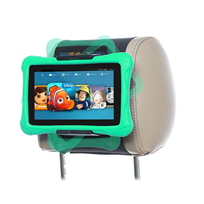 TFY Car Headrest Mount Holder for 10" Fire Tablets for Car Universal Swivel - style: swivel