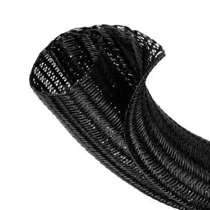 1" Cable Management Loom Wrap Sleeve Cord Wire Hider Organizer Covers - size: 1"-16ft