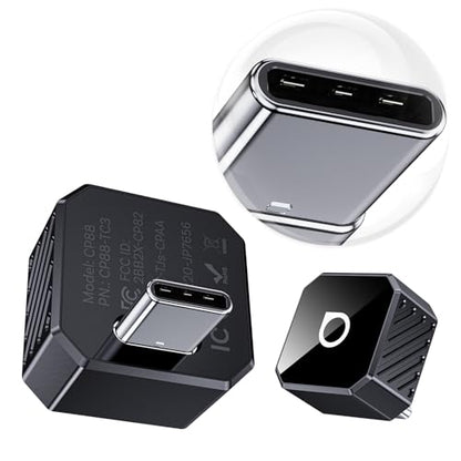 OTTOCAST Mini Pot 2-in-1 Wireless CarPlay/Android Auto Adapter 2026(USB-C) - color: Black (USB-C)