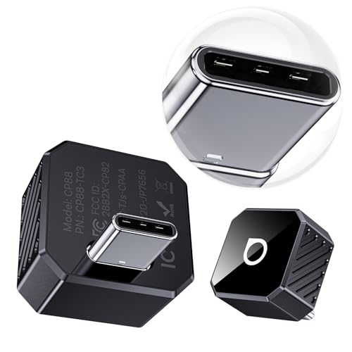 OTTOCAST Mini Pot 2-in-1 Wireless CarPlay/Android Auto Adapter 2026(USB-C) - color: Black (USB-C)