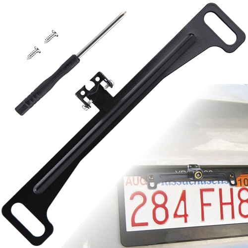 Backup Camera License Plate Mount, Universal Rear Camera Back up Bracket