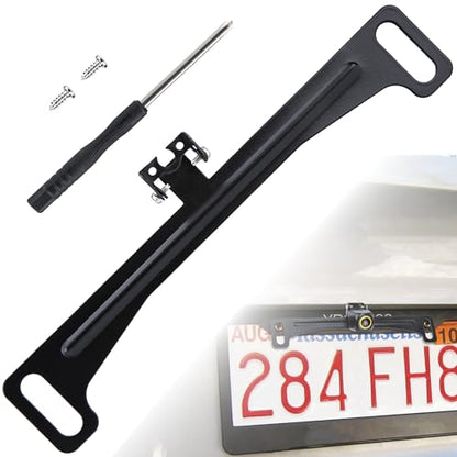 Backup Camera License Plate Mount, Universal Rear Camera Back up Bracket