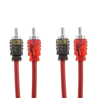 DS18 R3 Ultra Flex RCA Male to 2-Male RCA Cable, Y Splitter Design, (3 Feet) - size: 3 Feet