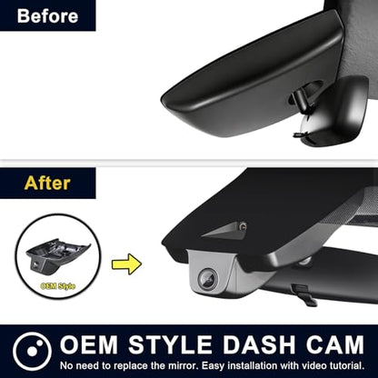 mangoal 4K Dash Cam for Toyota Corolla & Hybrid 2020 2021 2022 (Model B) - style: Corolla Model B Front 4K Only