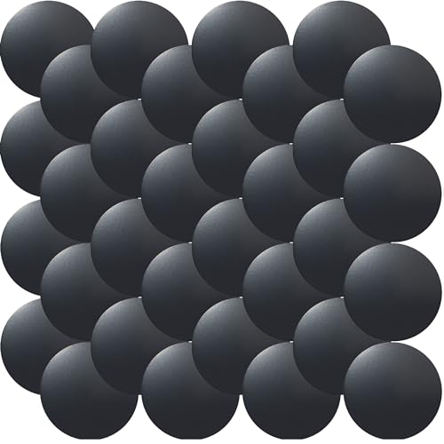 Cell Phone Metal Stickers 1.2 inch for Magnetic Car Mount. Replacement Set of 32 Mini Magnet Metal Plates. Silver Car Sticky Small Round Iron Discs with 3M Adhesive Backing for Case, DIY, Crafts. - color: Round 1.2" / 32 Pack
