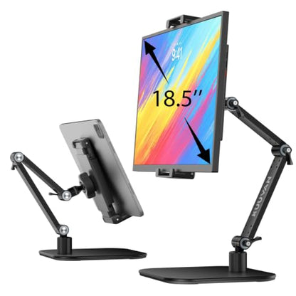 Portable Monitor Stand Holder for 15.6",18.5", Heavy Duty Aluminum Desktop
