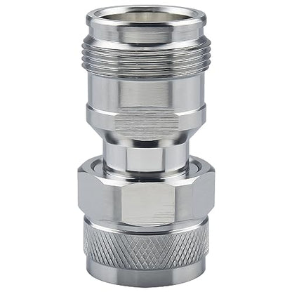 onelinkmore 4.3/10 Mini DIN Connector Female to N Male Adapter Teflon 0-6GHz Connector Adapter - size: 4.3/10 Mini DIN Female to N Male