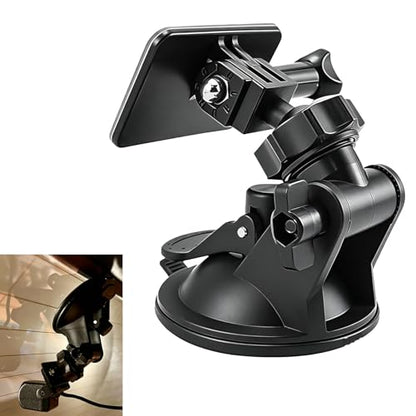 Car Rear Camera Holder, Suction Cup Rear Dash Cam Mount, Vehicle Windshield Window Mount Bracket for Backup Camera, Rearview Recorder and Auto Cameras, Universal for Cars, Trucks, SUVs