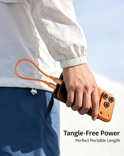 2-Pack 1.5ft 240W USB C to C Cable, Travel Station Laptop Hub - color: Orange, size: 1.5 ft (18 in)