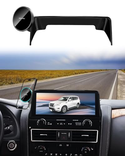 SKYLOTEC Magnetic Charger Phone Mount for Nissan Armada 2021-2024 12.3-Inch - color: Magnetic Wireless Charger, size: 2021-2024 Nissan Armada | 12.3-Inch